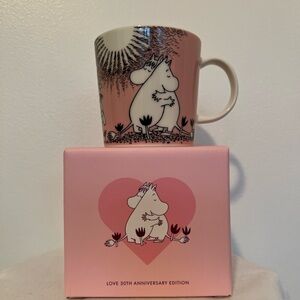 2026 NWB Moomin Snork Maiden Love 30 Anniversary Mug Arabia Finland Pink 0.3 L